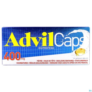 ADVILCAPS 400MG CAPS 14