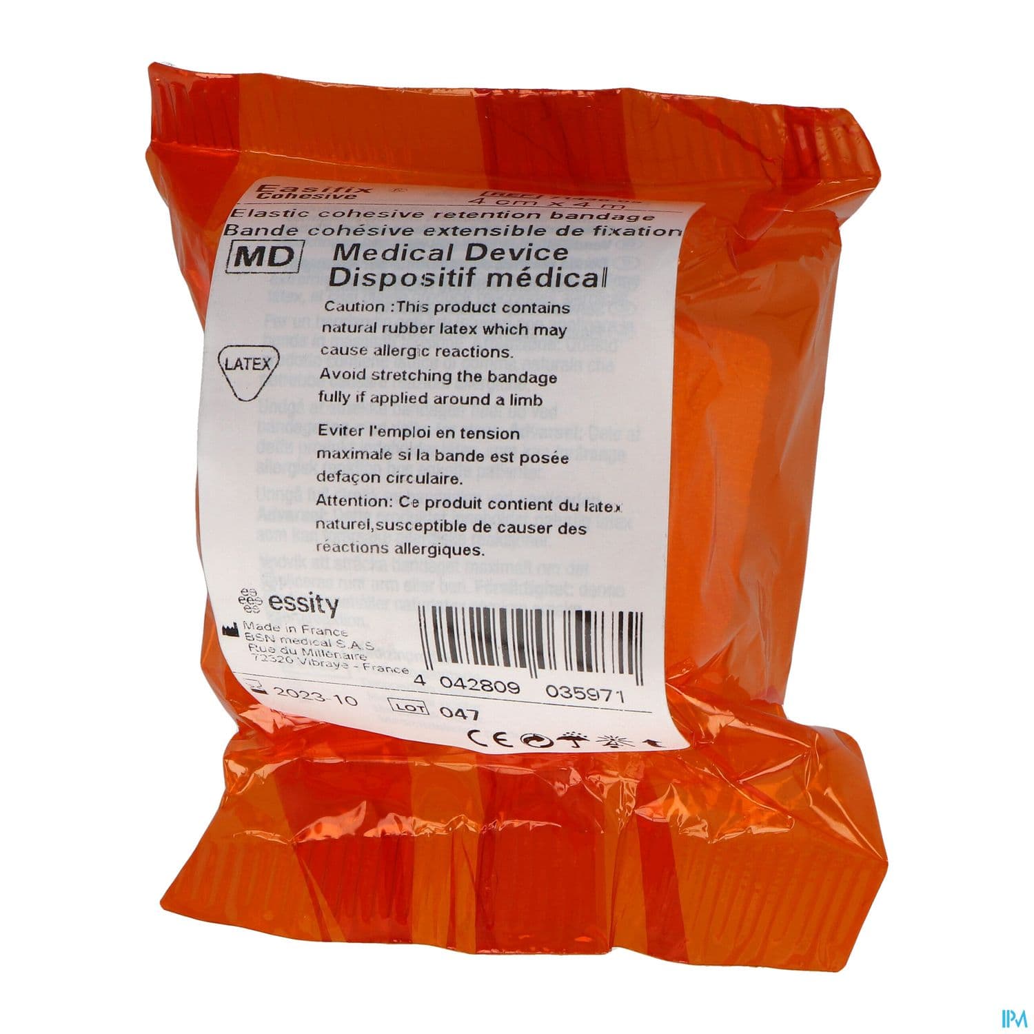 Easifix Bande De Fixation Cohesive 4m X 4cm