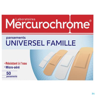 MERCUROCHROME PANS UNIV FAMILL X50