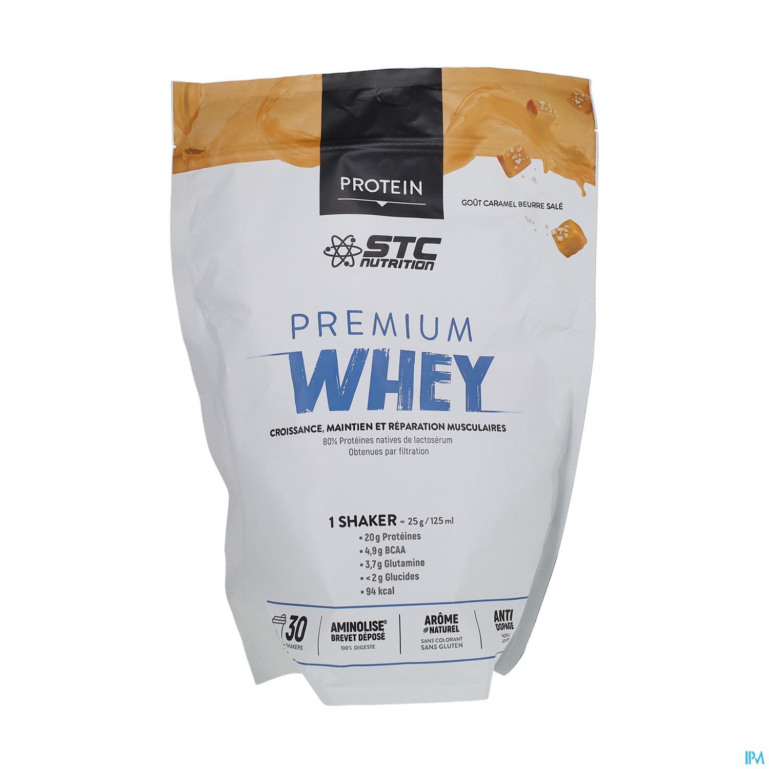 Stc Nutrition Premium Whey Protein Caramel Beurre Sale Doypack 750g