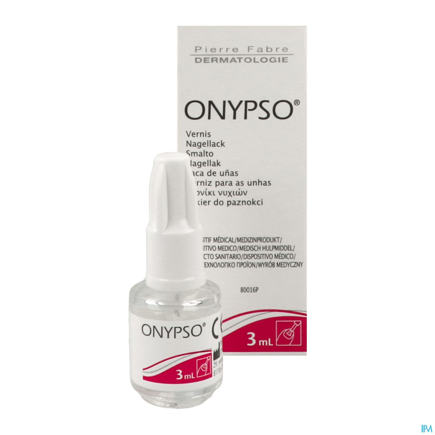 ONYPSO VERNIS ONGLE EPAISSIS 3ML