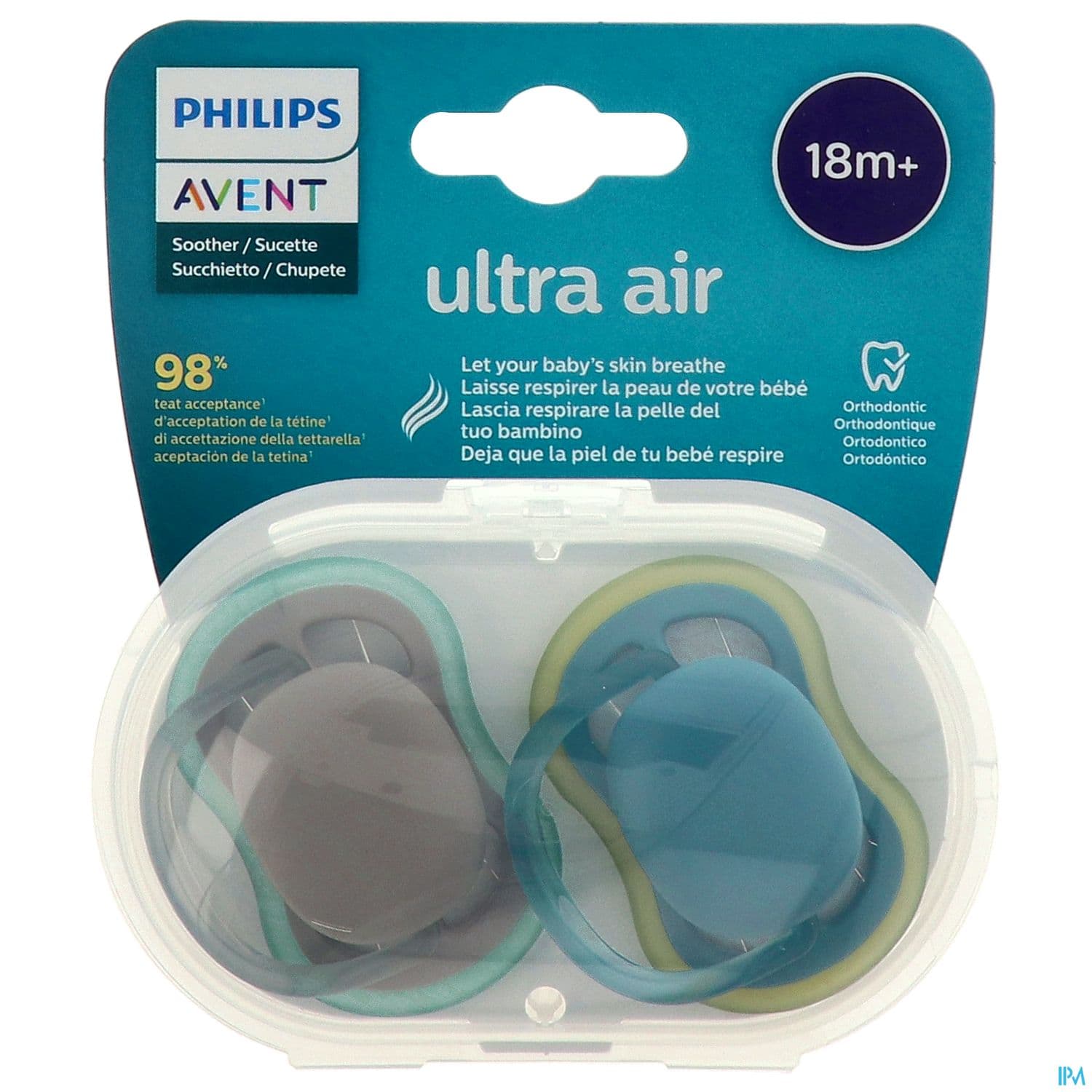 Avent Sucette Ultra Air Mixte Neutre +18mois