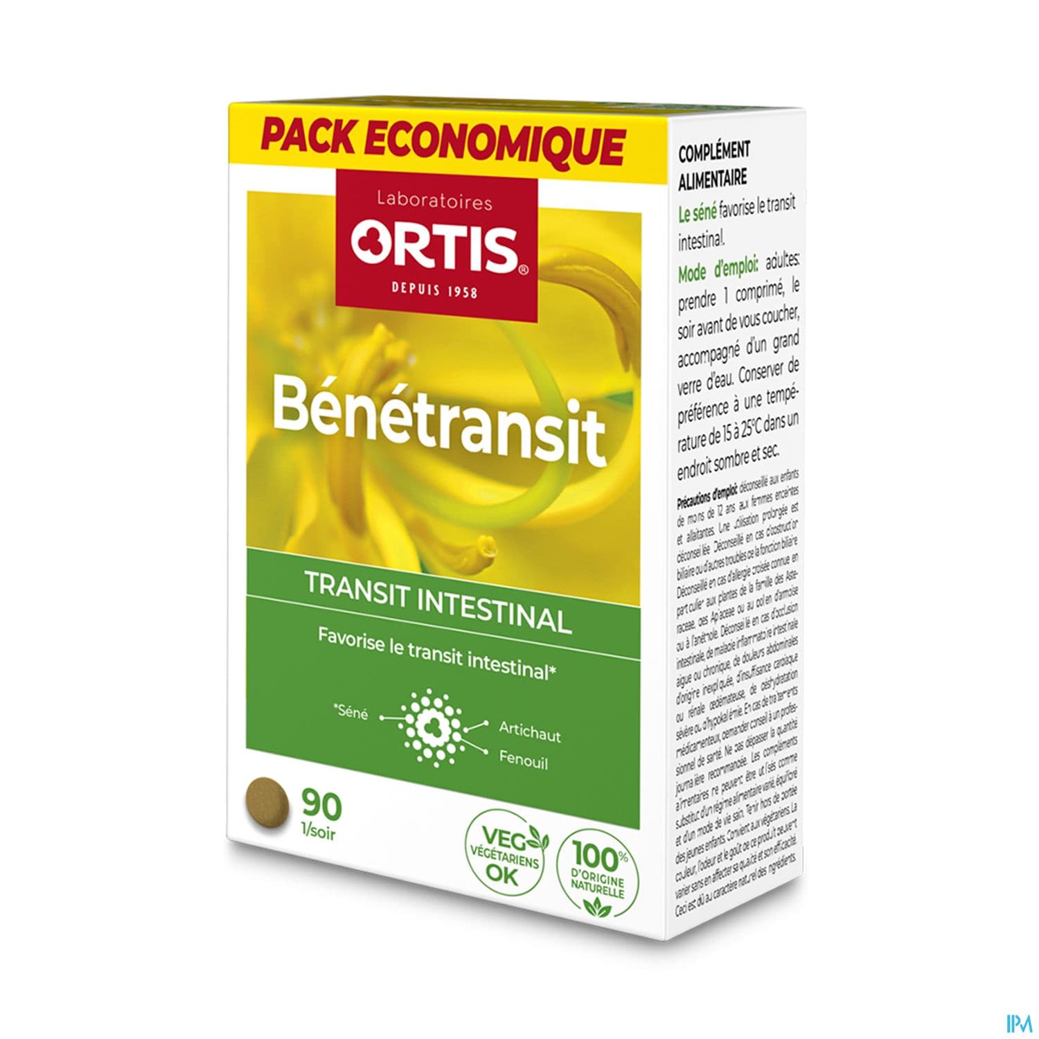 Ortis Benetransit Comprime 90