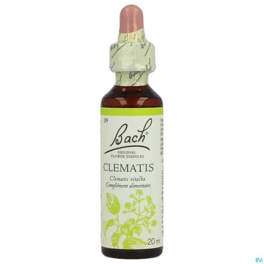 Fleurs De Bach Original 09 Clematis Compte Gouttes 20ml