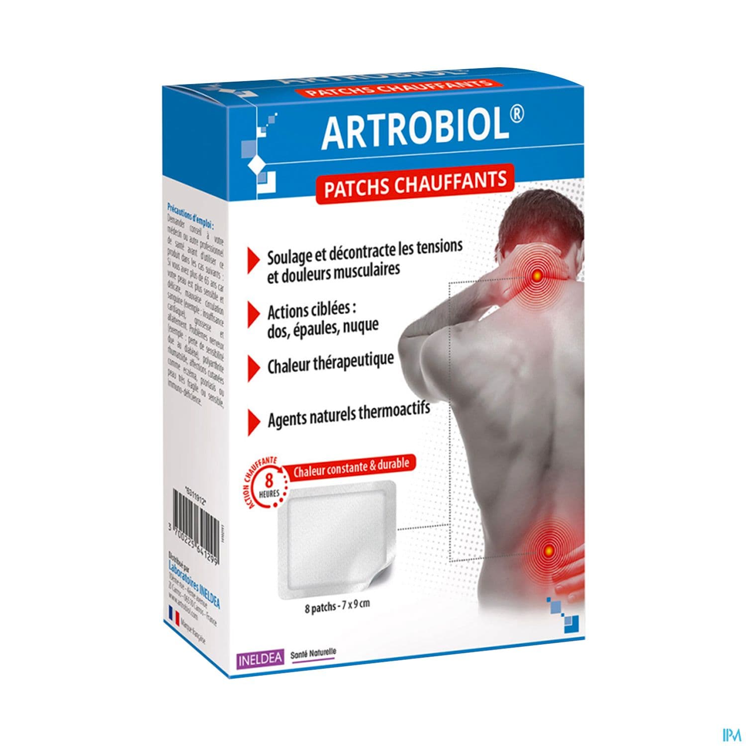 ISN ARTROBIOL PATCH CHAUFFANT X8