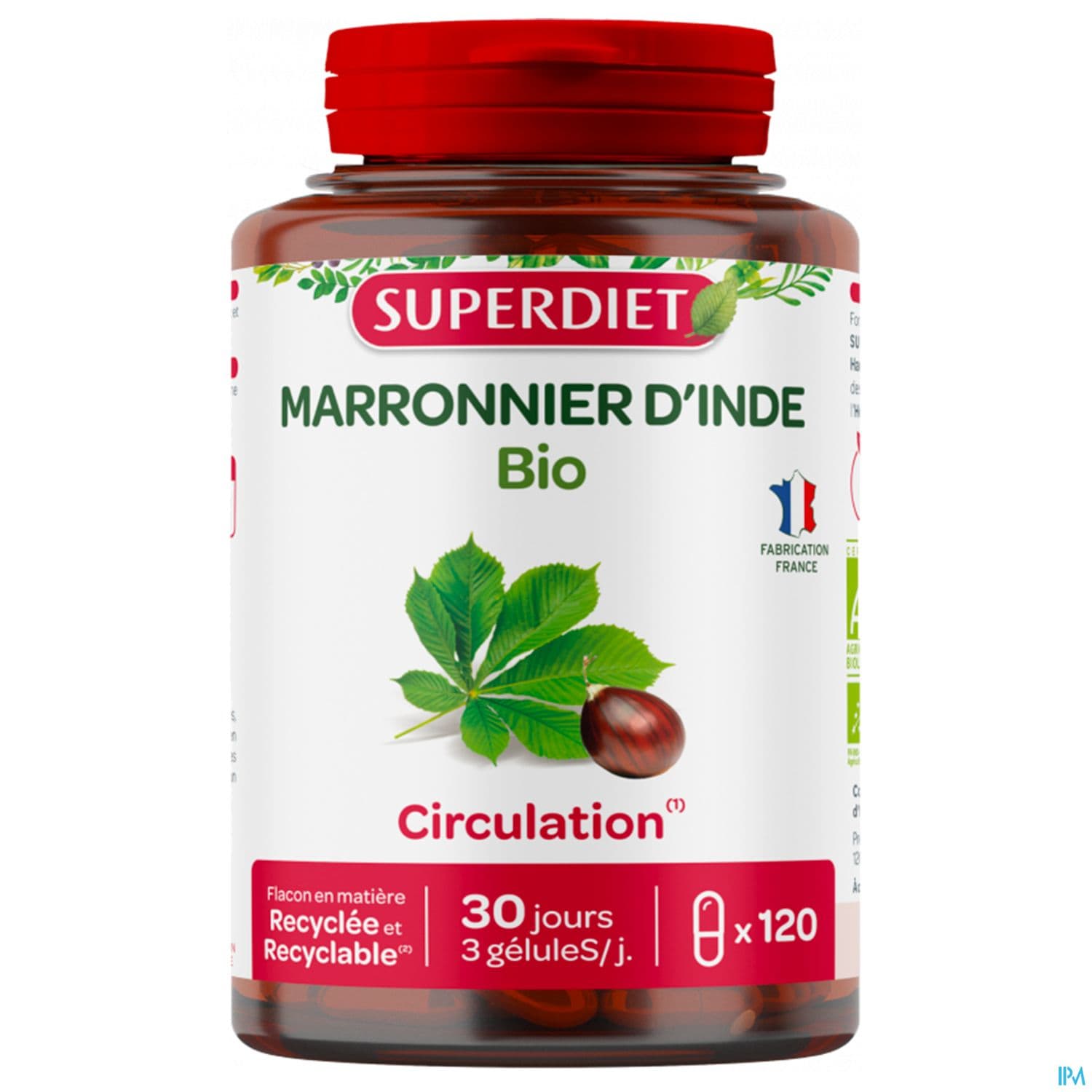 Superdiet Marronnier D Inde Bio Gelule 120