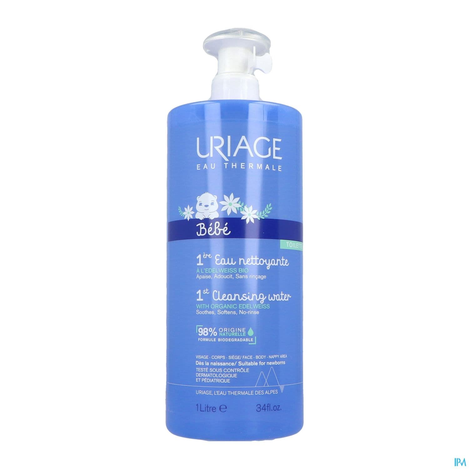 URIAGE BEBE 1ERE EAU NETTOY 1L — Pharmacie Lamarck