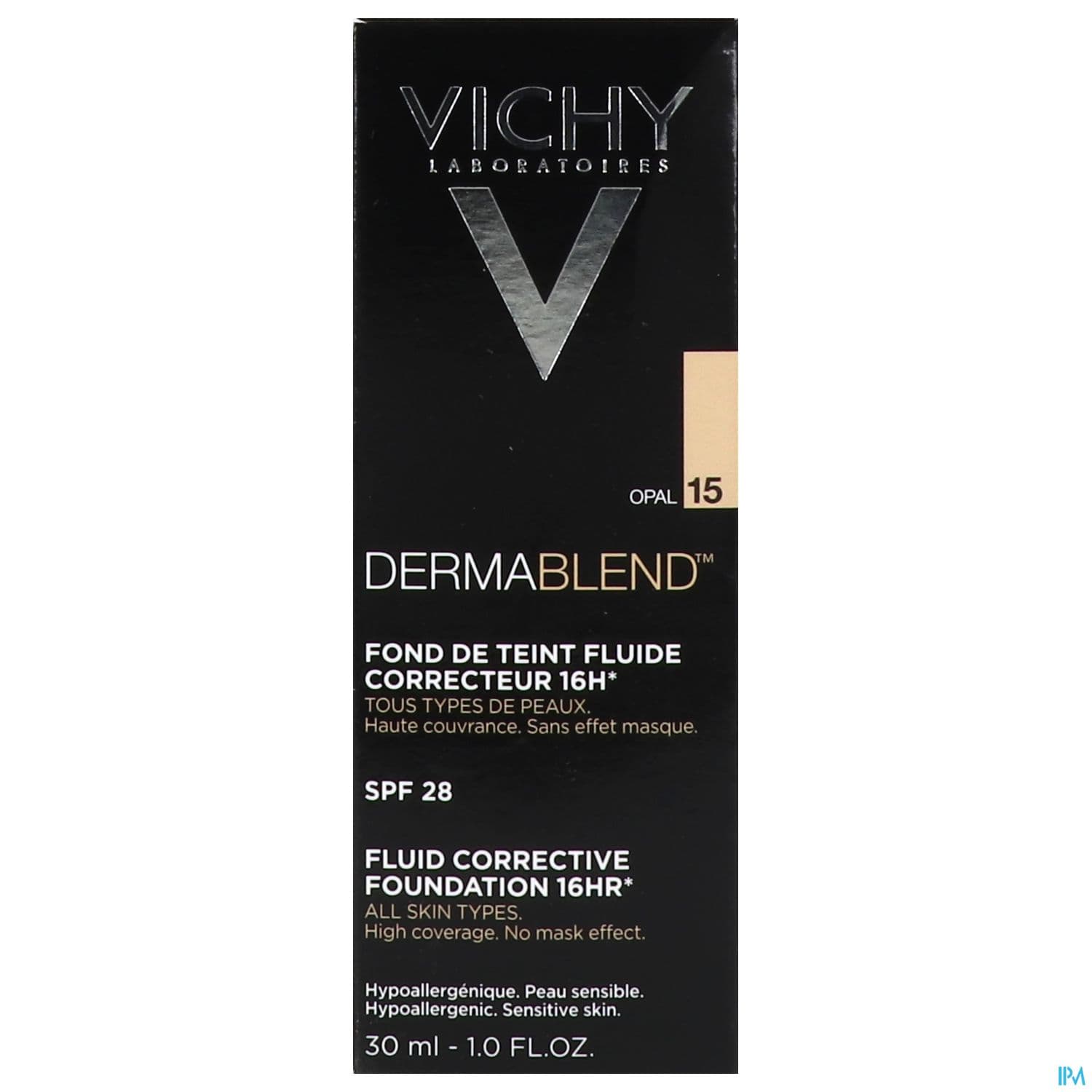 Vichy Dermablend Fluide Fond De Teint Correcteur 15 Opal 30ml