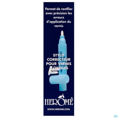 HEROME STYLO CORRECTEUR VERNIS 3ML
