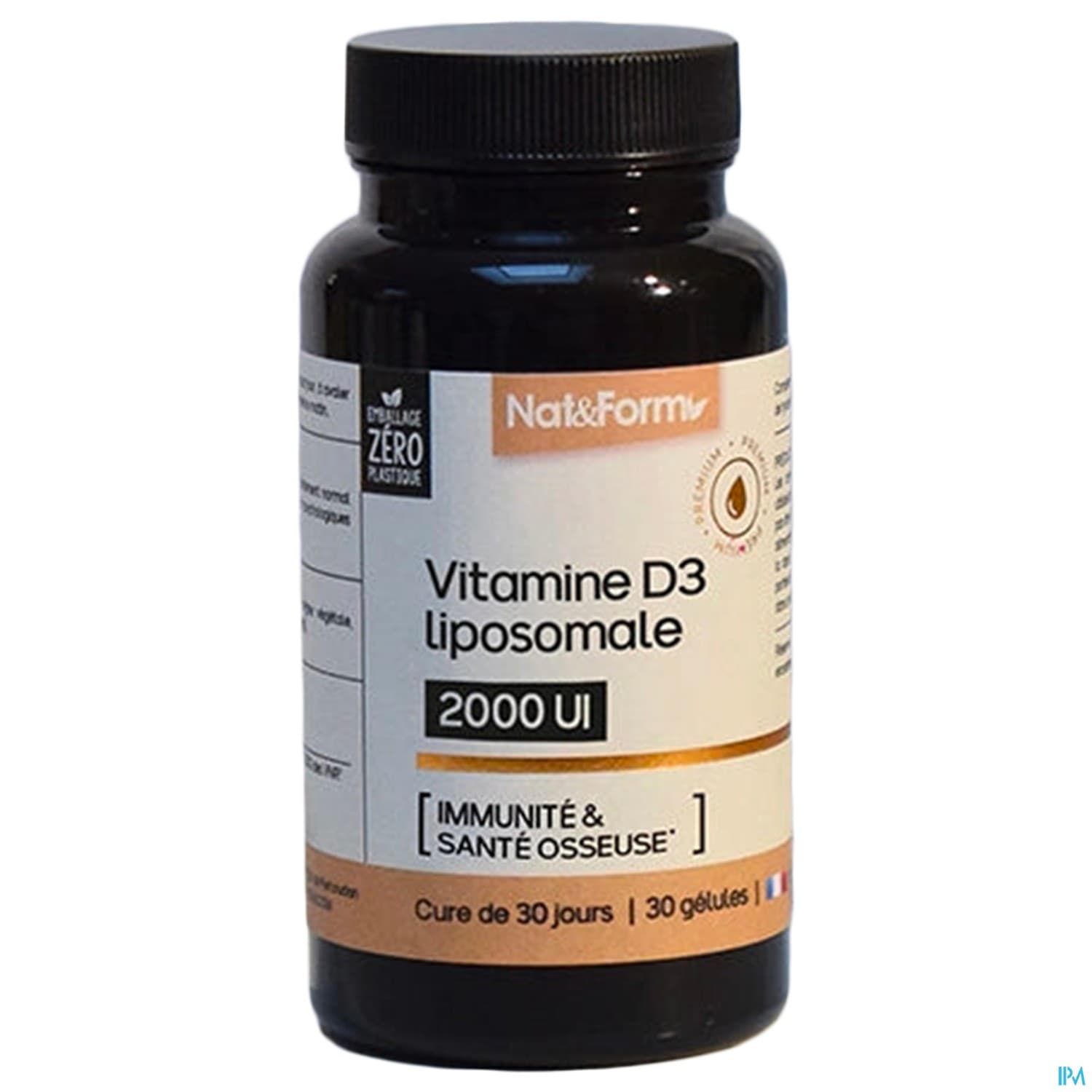 NAT&FORM VIT D3 LIPOSOMAL GELU 30