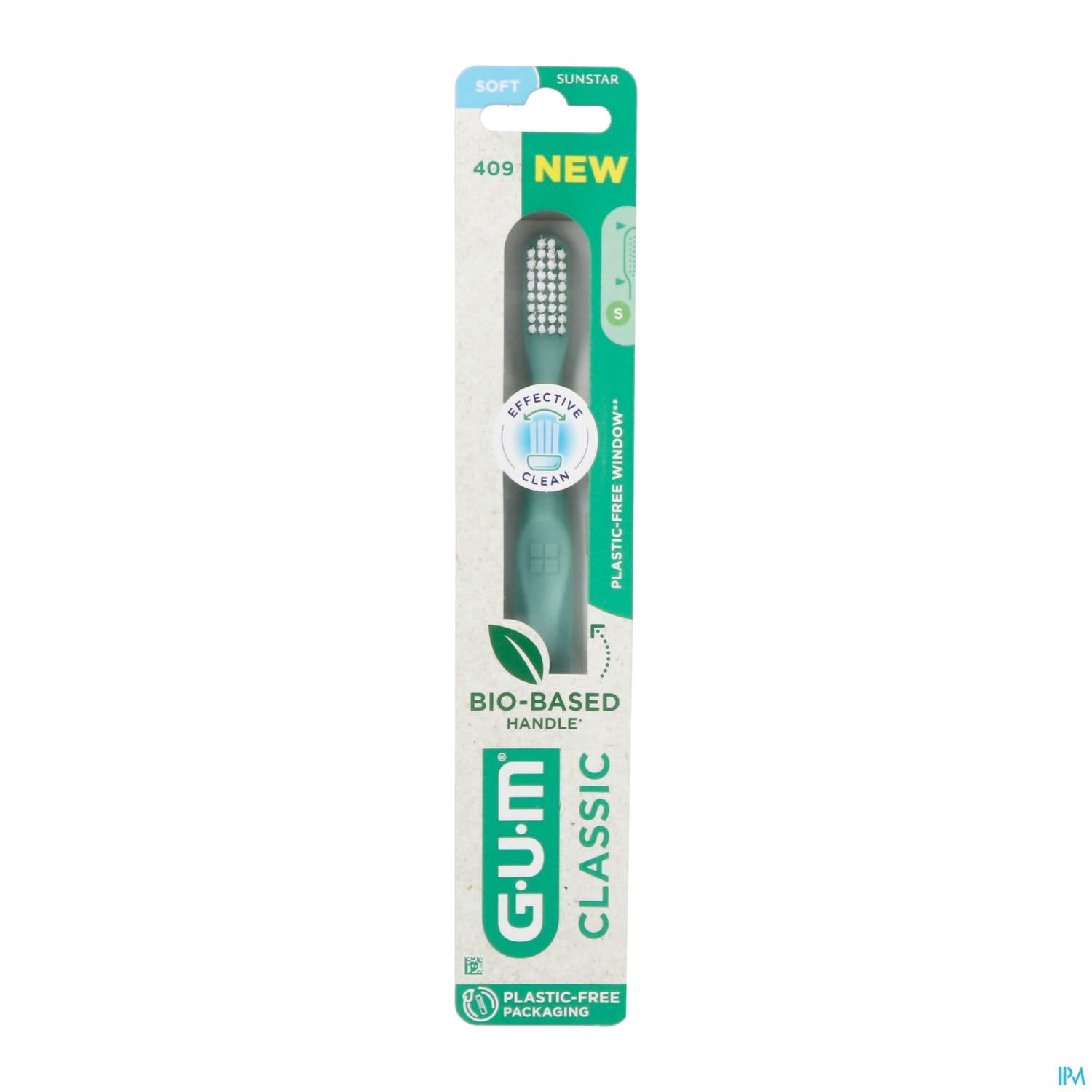 Gum Classic Brosse A Dents Souple 4 Rangs Compacte
