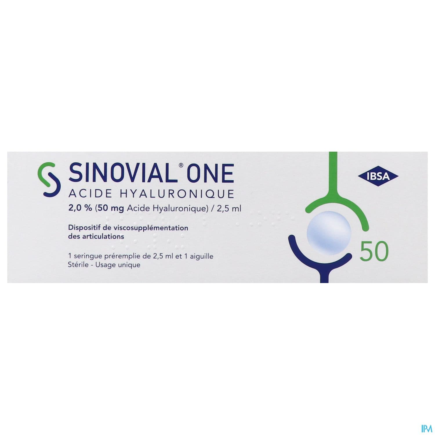 SINOVIAL ONE 2% SERINGUE 2,5ML