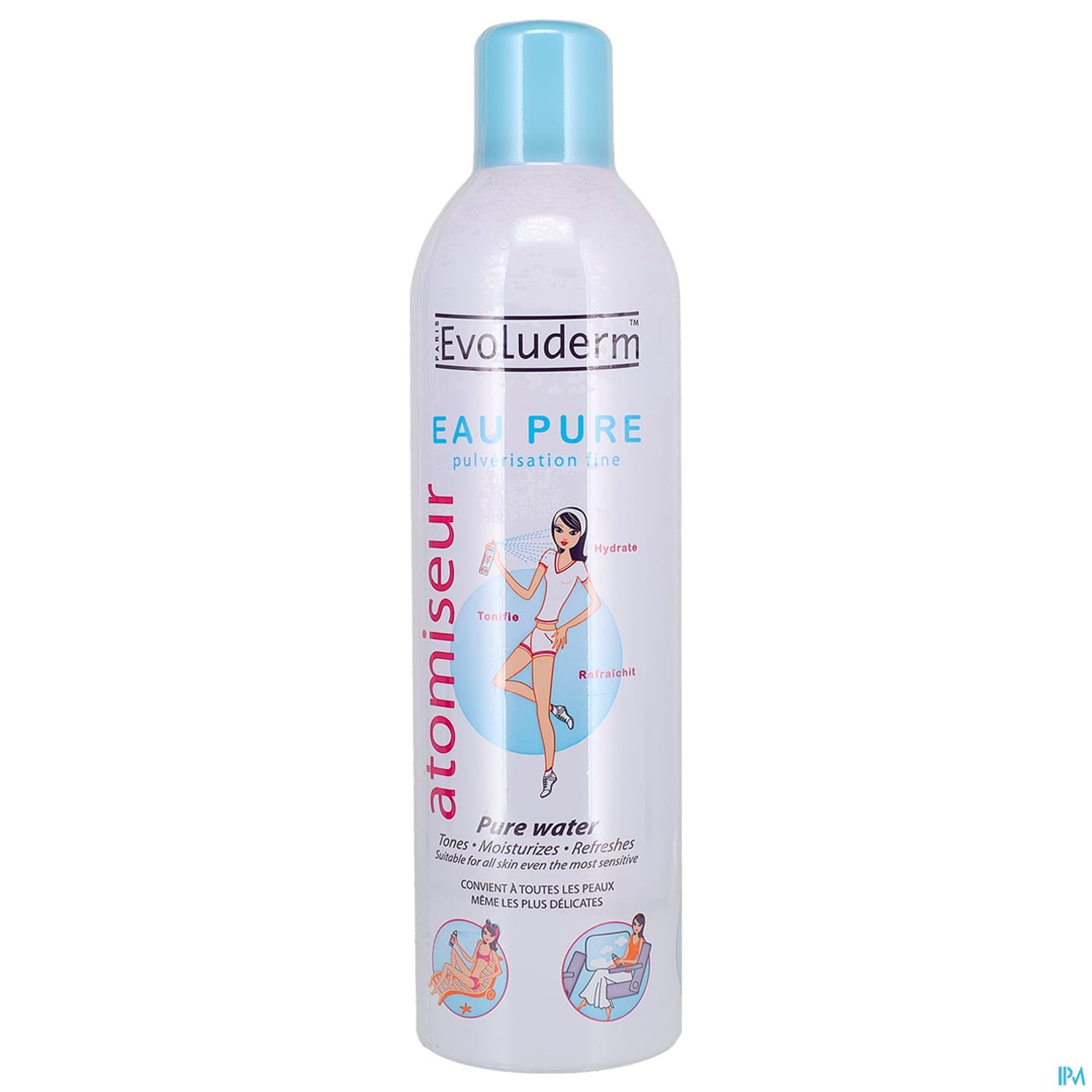 EVOLUDERM ATOMISEUR EAU PURE 400ML
