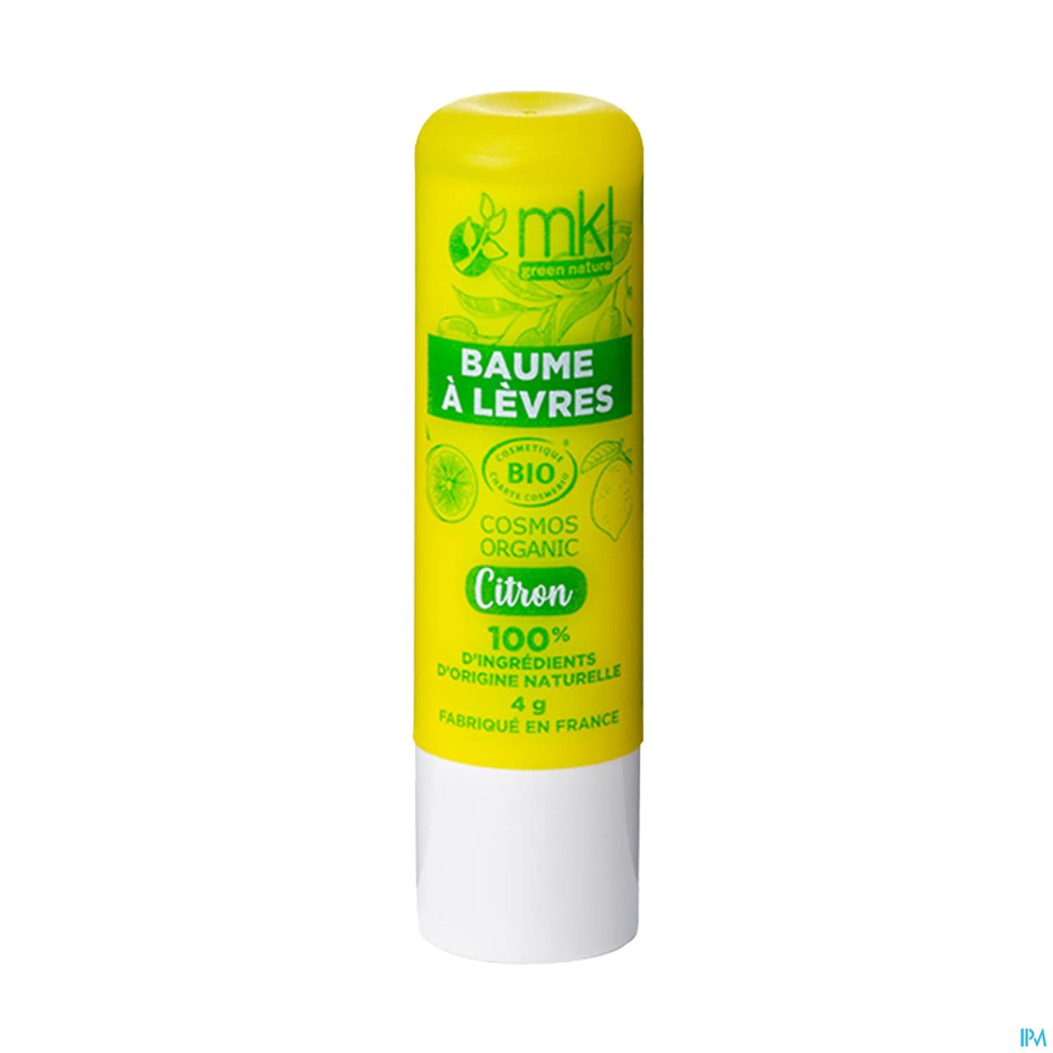 Mkl Green Nature Baume A Levres Bio Citron 4g