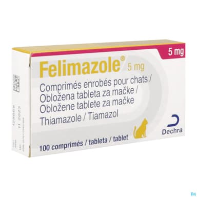 FELIMAZOLE CPR 5MG BLIST 100
