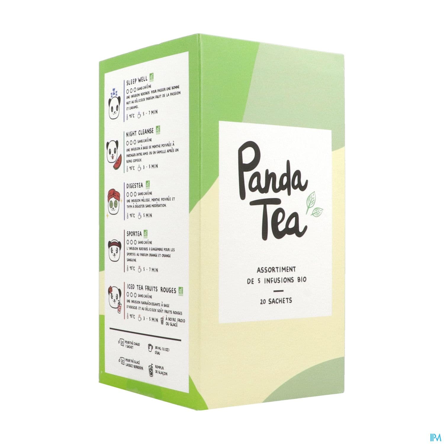 Panda Tea Coffret Panache Bio Infusette 20