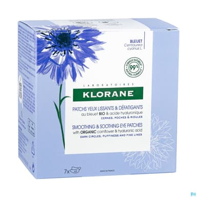 KLORANE PATCH YEUX LISSANT BTE 7P