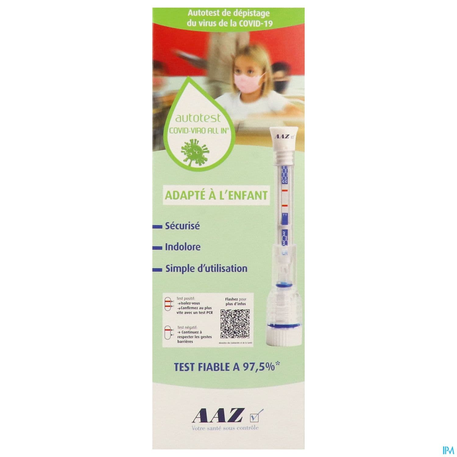 Aaz Autotest Nasal All In Duo Enfant Covid Viro 1