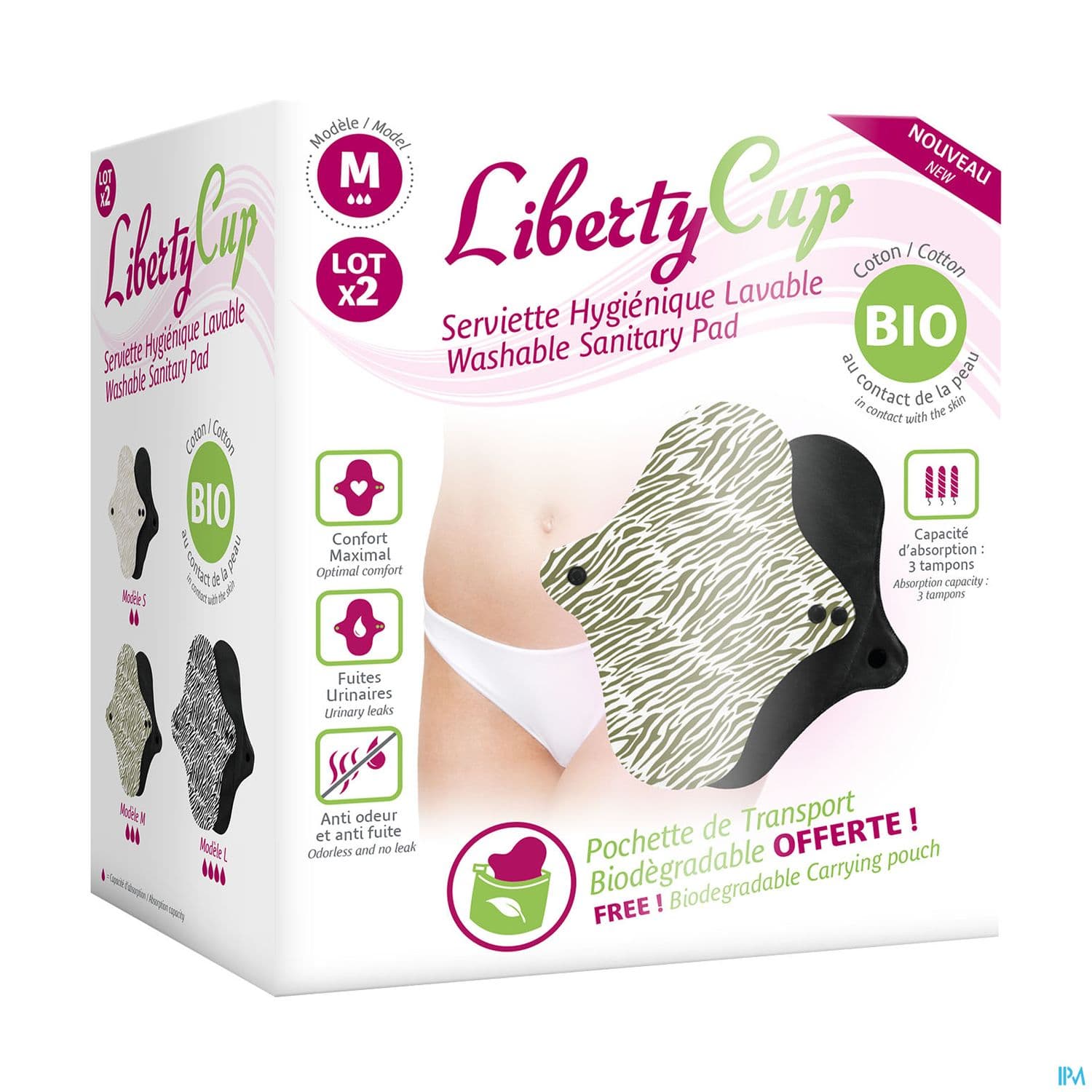 LIBERTY CUP SERV HYG LAVABLE TM X2 — Pharmacie Capucins  Pharma