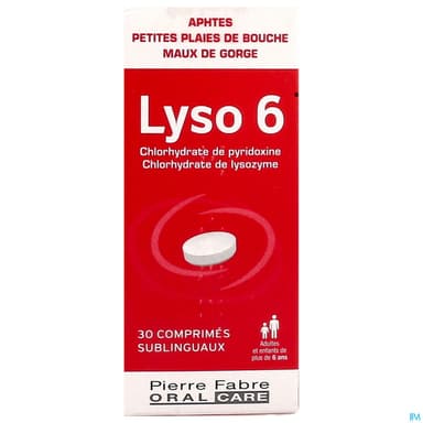 Lyso 6 Comprime Sublingual 30