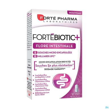 Forte Pharma Fortebiotic+ Flore Intestinale Gelule 30