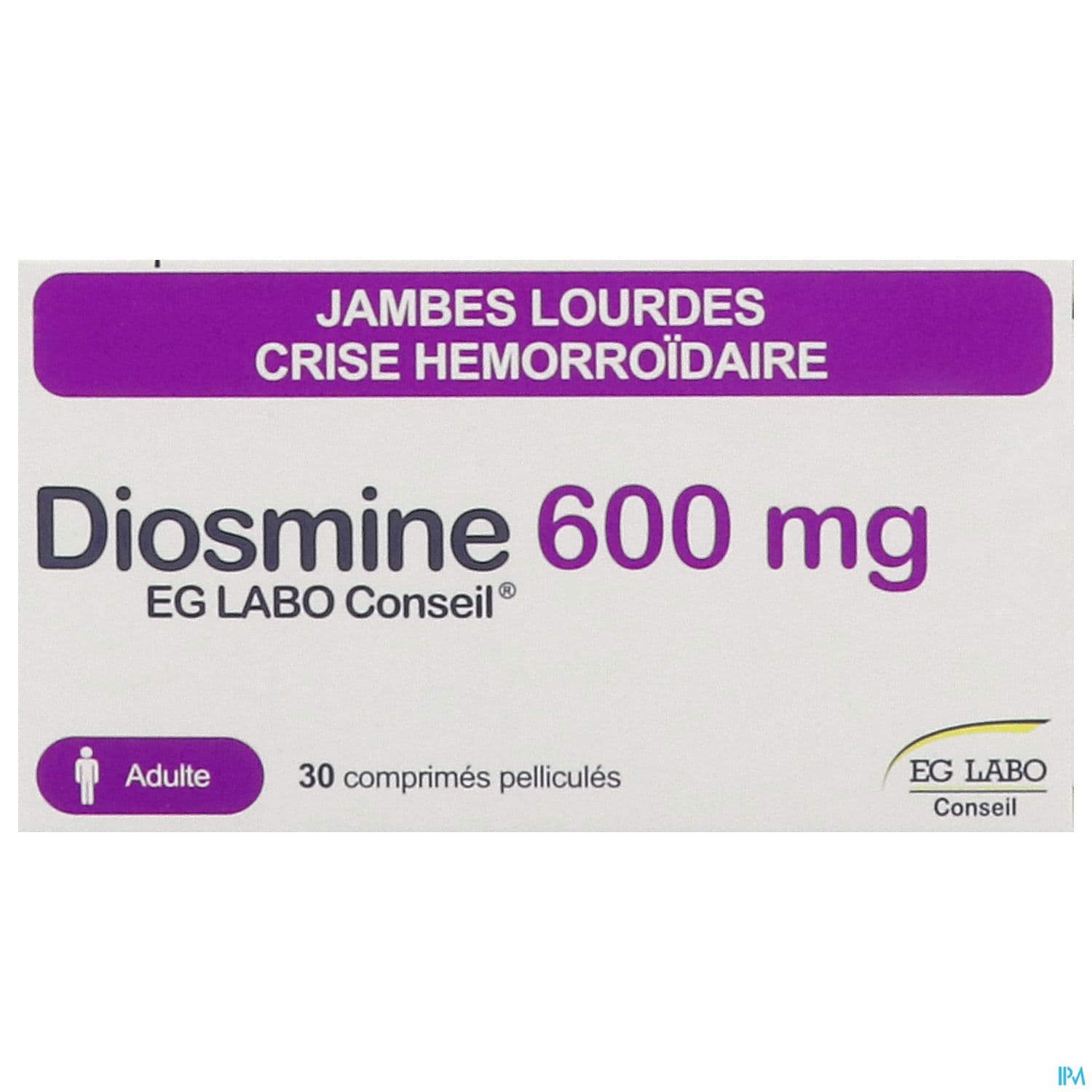 Diosmine Eg Labo Conseil 600mg Comprime 30
