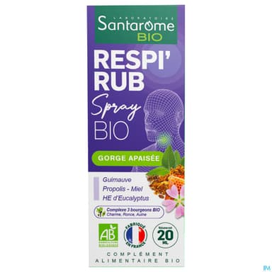 SANTAROME RESPIRUB BIO SPR 20ML