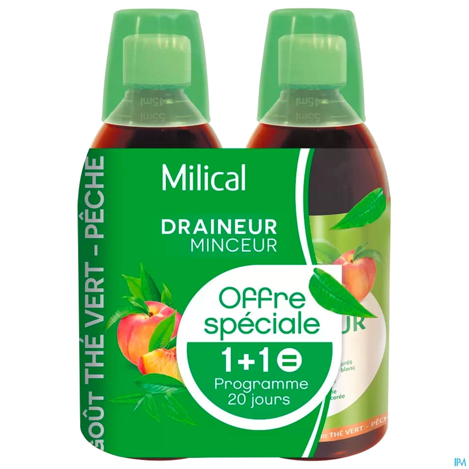 Milical Draineur Ultra The Vert Solution Buvable 500ml X2