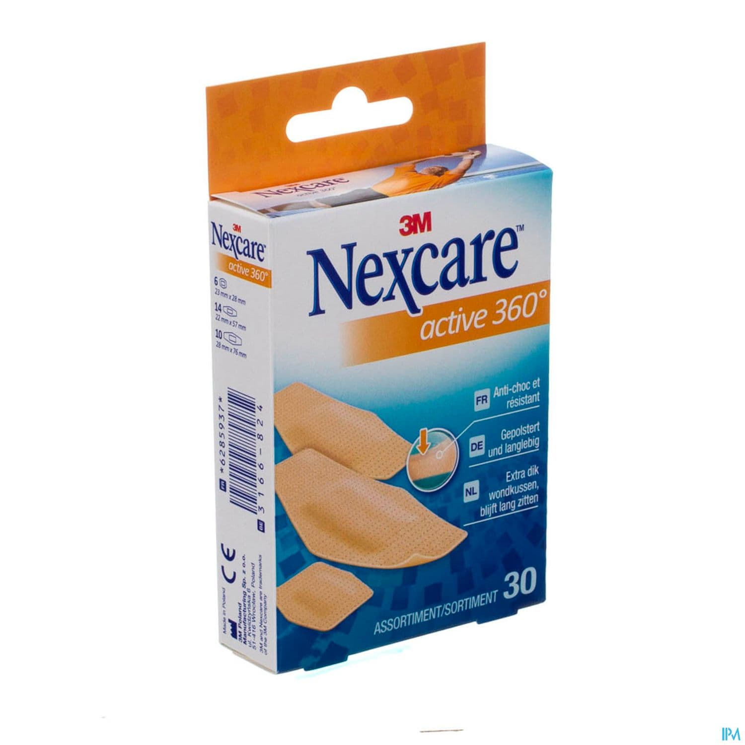 NEXCARE ACTIV360° PANS NS ASSORT30