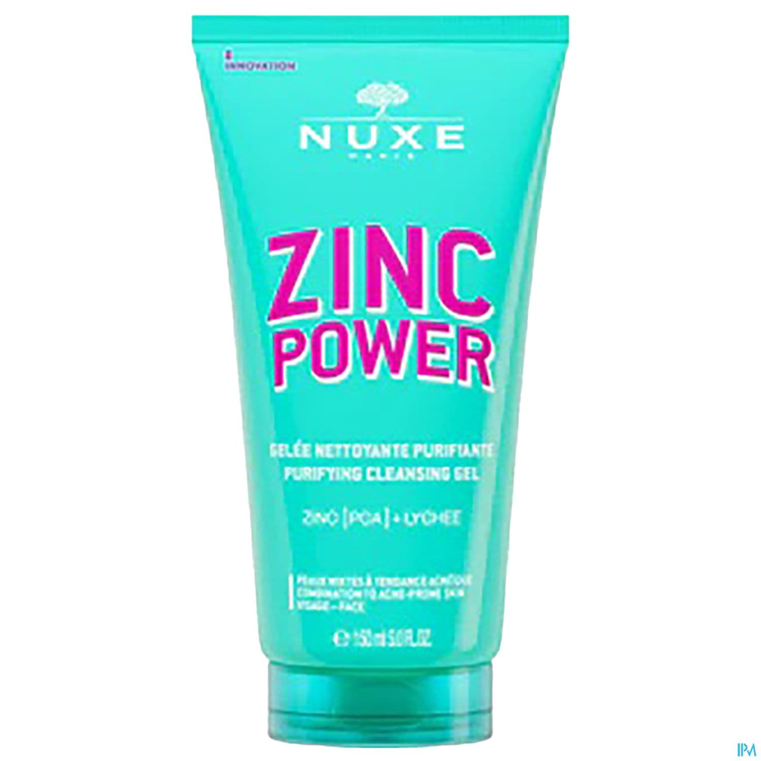 NUXE ZINC POWER GEL NETTOYANT150ML