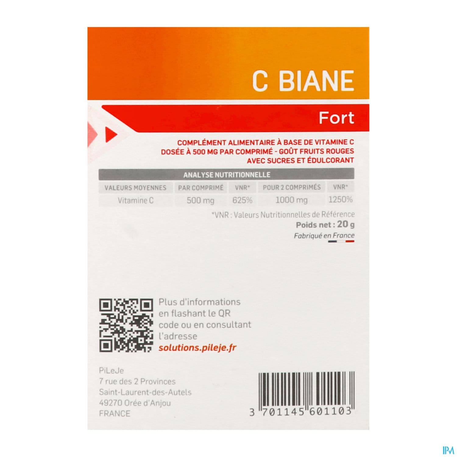 C-BIANE FORT CPR A CROQUER 12