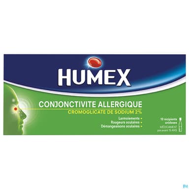 HUMEX CONJ ALLERG 2% COL DOSE 10