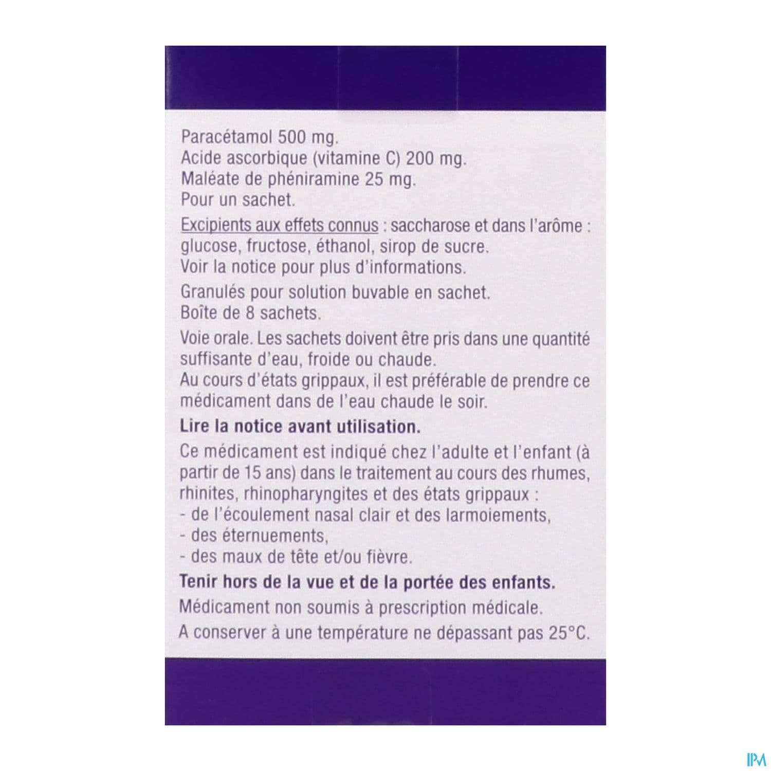 FERVEX ADULTES SACHET 8