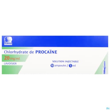 Lavoisier Procaine Chlorhydrate 2% Solution Injectable 5ml 10