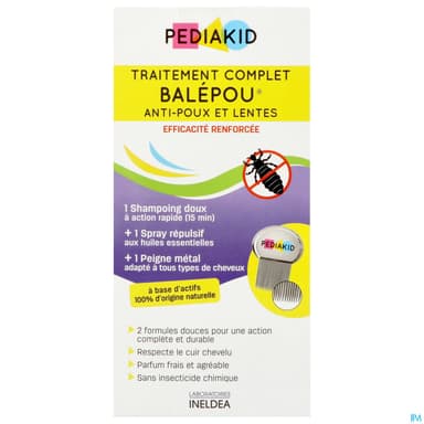 PEDIAKID BALEPOU SH200ML+SPR+PEIGN