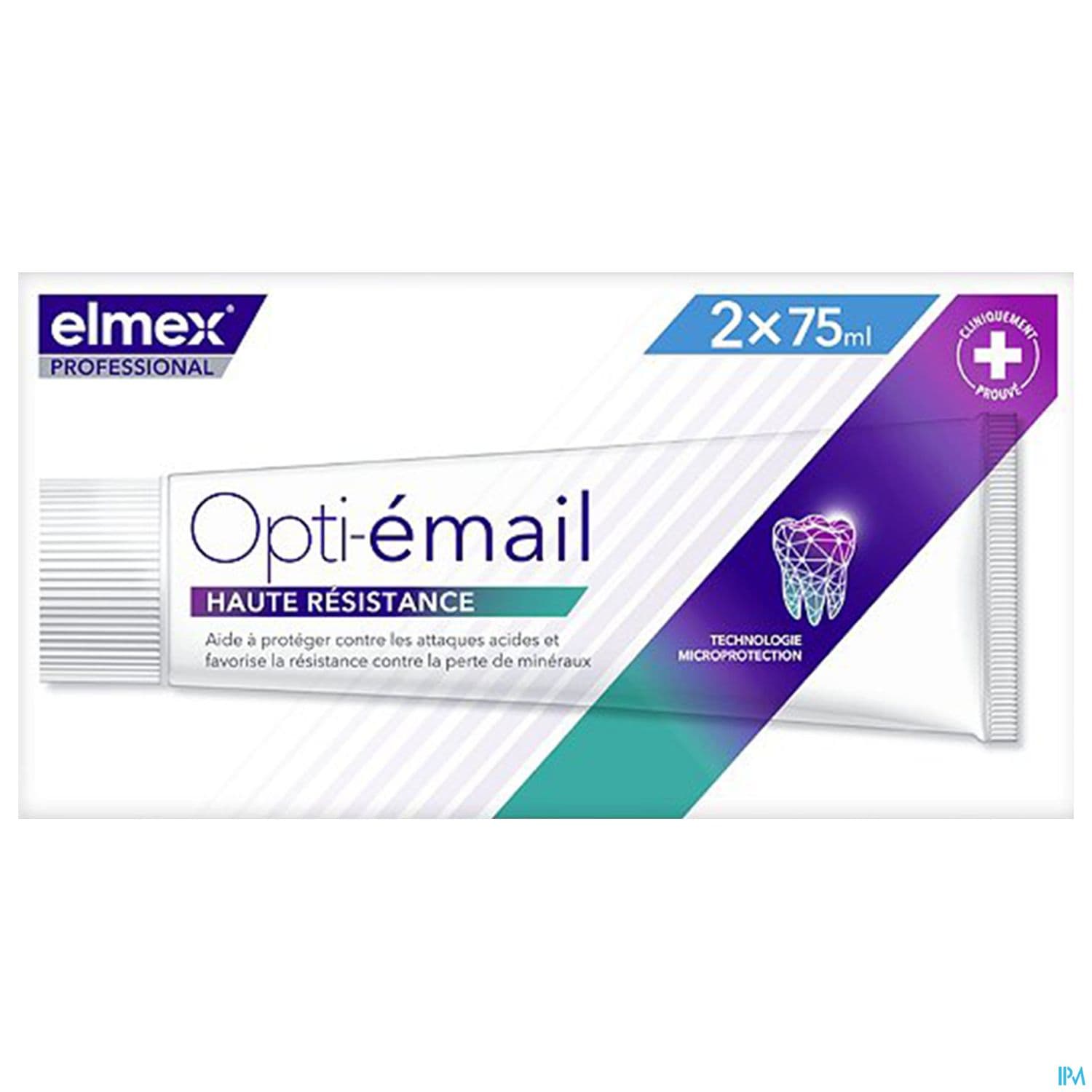 ELMEX DENT OPTI-EMAIL 75ML X2