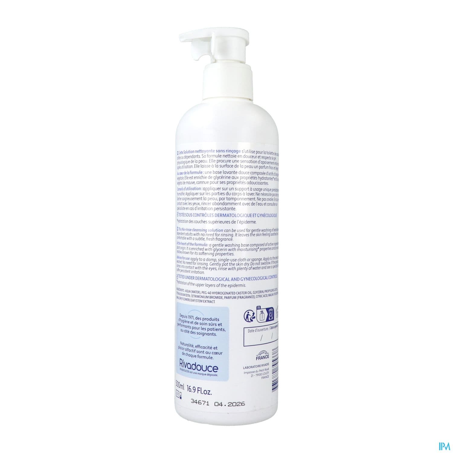 RIVADOUCE SOL NETT S/RINCAGE 500ML