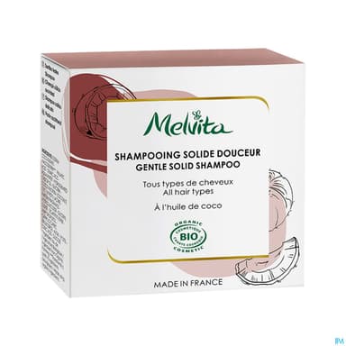 MELVITA SH SOLIDE DOUCEUR BIO 55G