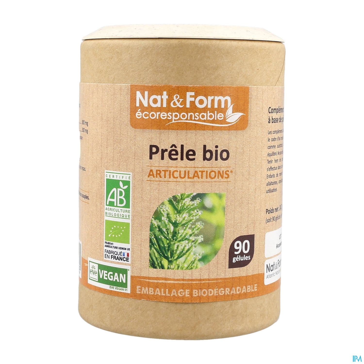 Nat Et Form Ecoresponsable Prele Bio Gelule Vegetale 90
