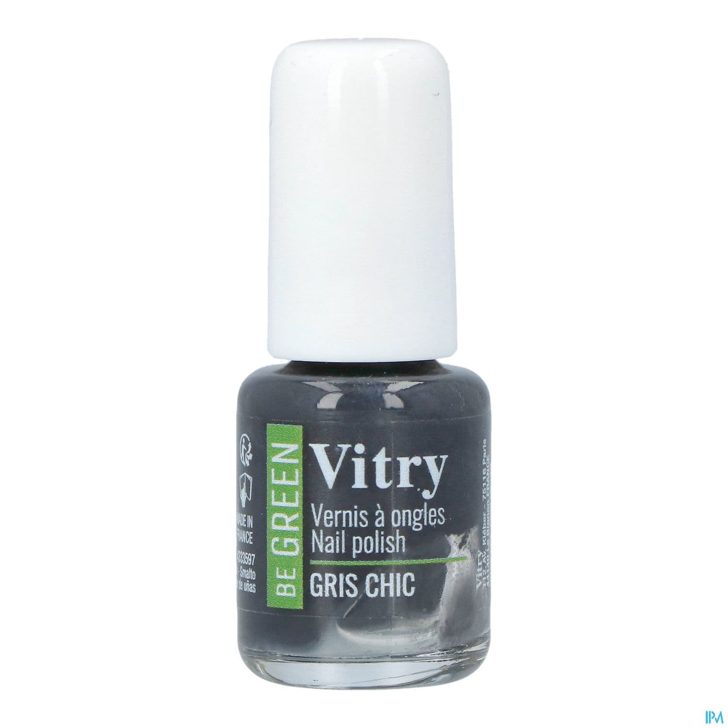Vitry Be Green Vernis Ongles Gris Chic 6ml