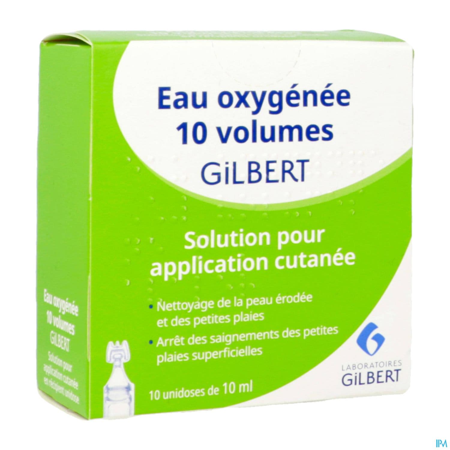 EAU OXYG GILB 10vol S a cut unid 10Unid/10ml