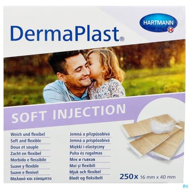 Hartmann Dermaplast Pansement Soft Injection 4cm X 1cm6 250