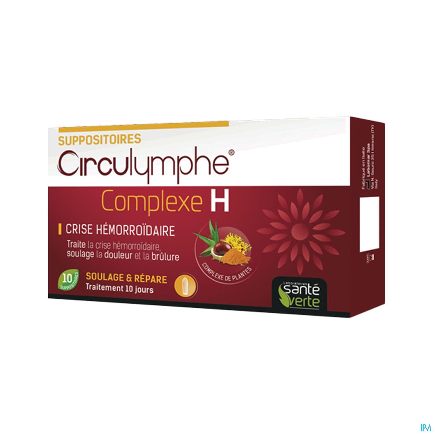 CIRCULYMPHE COMPLEXE H SUPPO 10