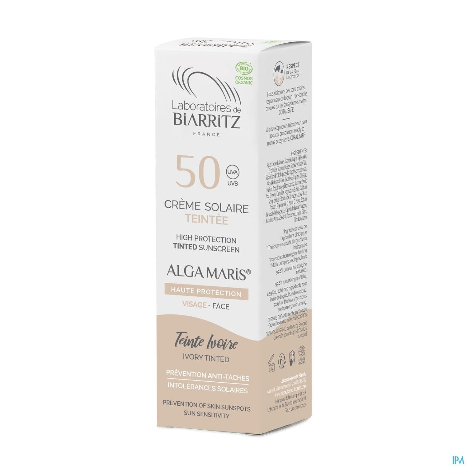 LDBIARRITZ CR SOL TEINT IVOI SPF50 — Pharmacie de Saint-Ouen - Saint-Ouen-de-Thouberville