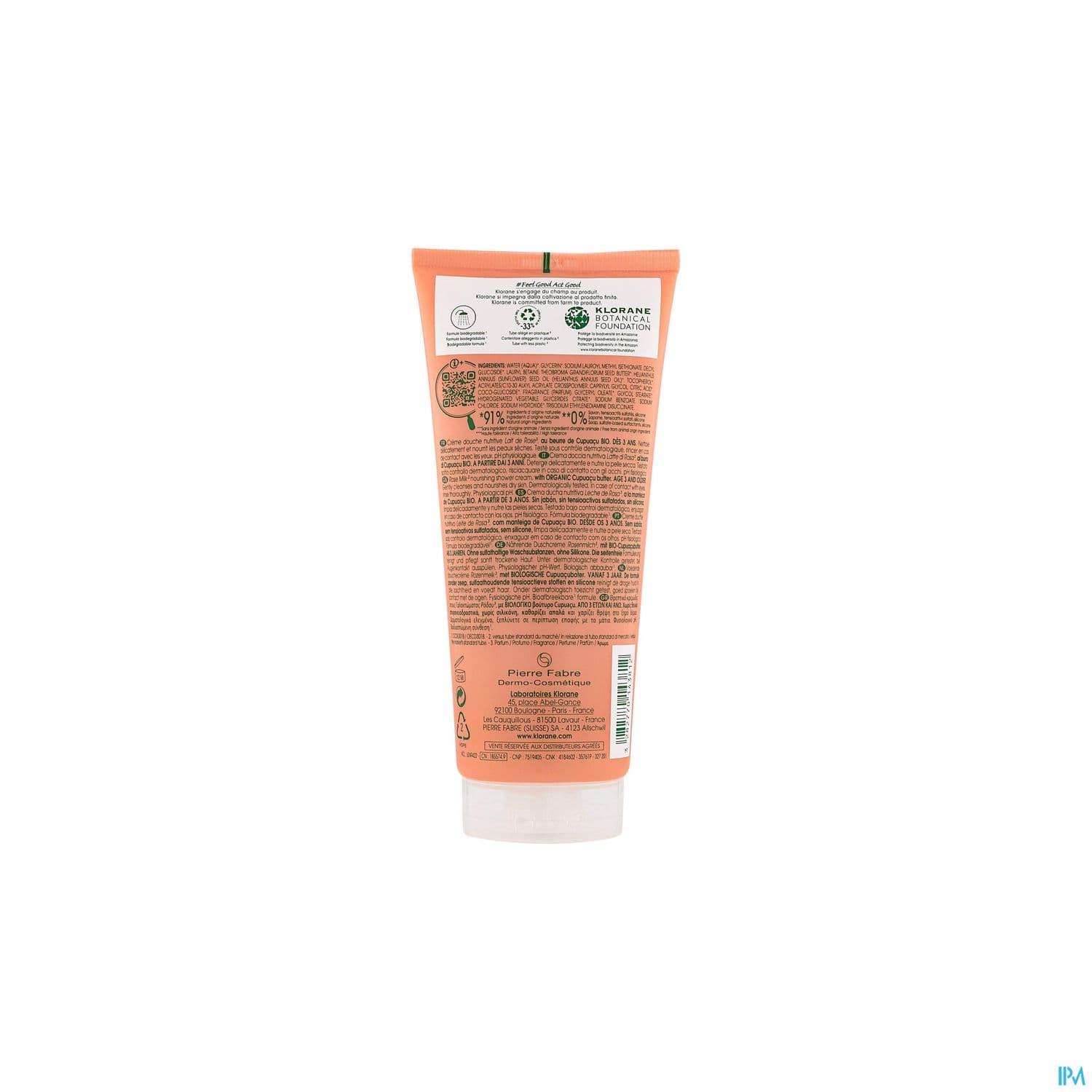 KLORANE CR DCH LAIT ROSE 200ML