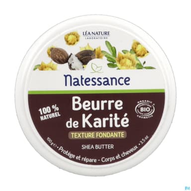NATESSANCE BEURRE KARITE BIO 100G