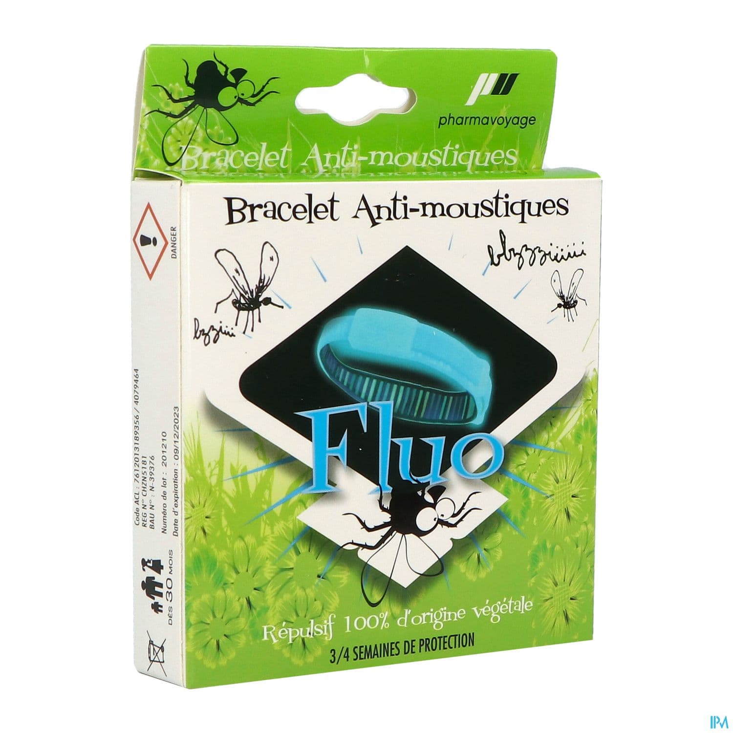 BRACEL PHARMAV A/MOUSTIQUE BLEU