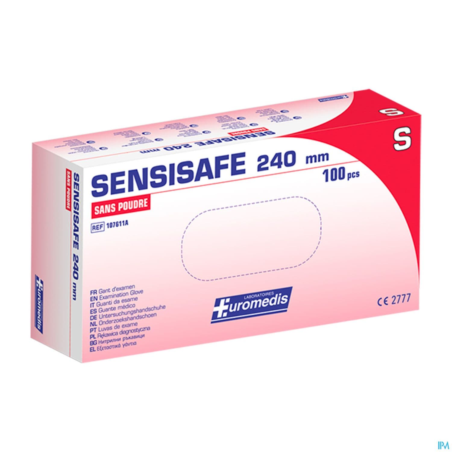 Euromedis Gant Examen Sensisafe Sans Latex Sans Poudre T6/7 100 — Pharmacie Port Royal