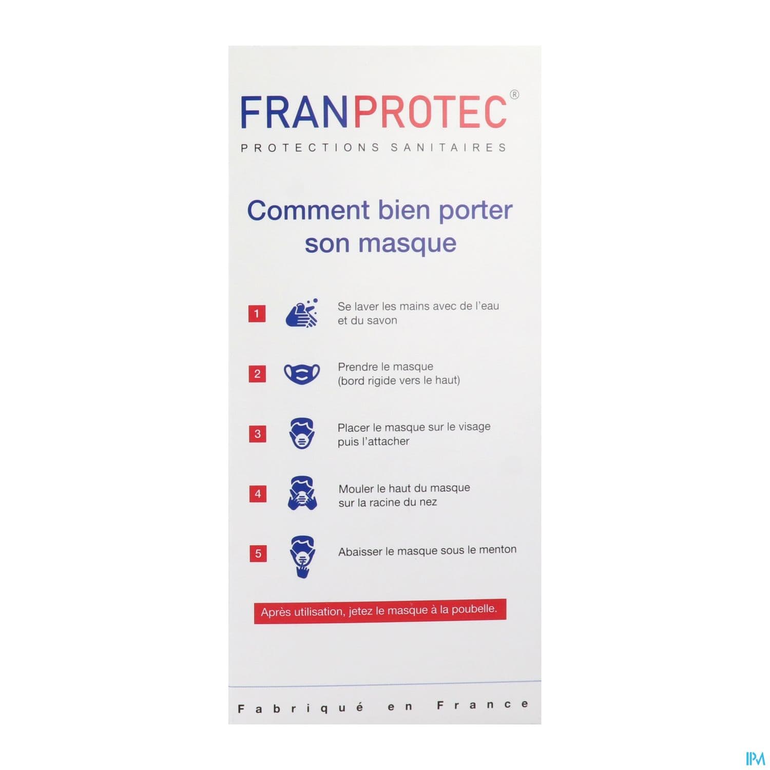 FRANPROTEC MASQ CHIR TYPE II X50