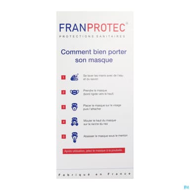 FRANPROTEC MASQ CHIR TYPE II X50